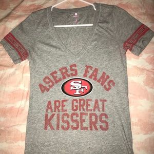 PINK 49ers tee